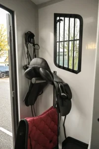 R&T Horse Transport - Onze wagen - Ruimte voor zadel en hoofddstel